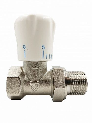 Клапан регулировочный 3/4  ПРЯМОЙ ВЕРХНИЙ радиаторный  VIENA