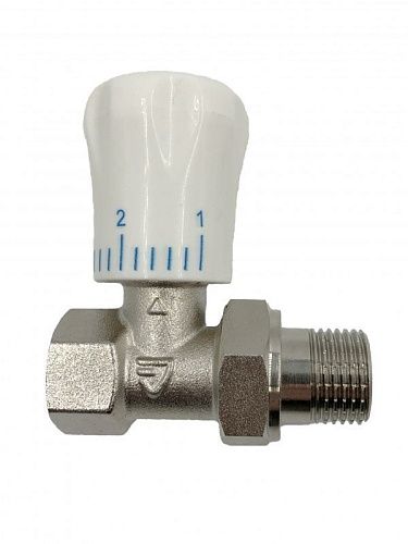 Клапан регулировочный 1/2  ПРЯМОЙ ВЕРХНИЙ радиаторный  VIENA