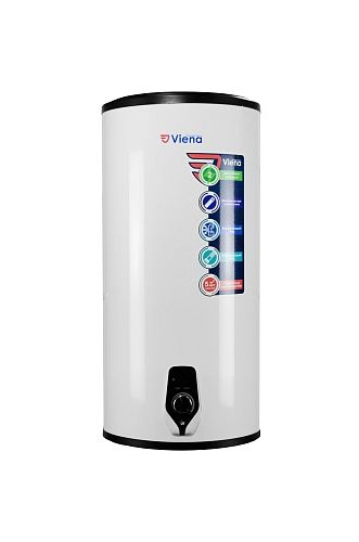 Водонагреватель Viena  EVS 80-V нерж. бак, круглый, 0,7/1,3 кВт