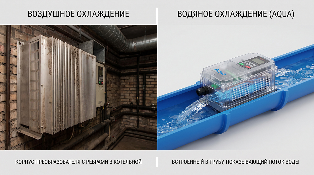 Водяное или воздушное охлаждение