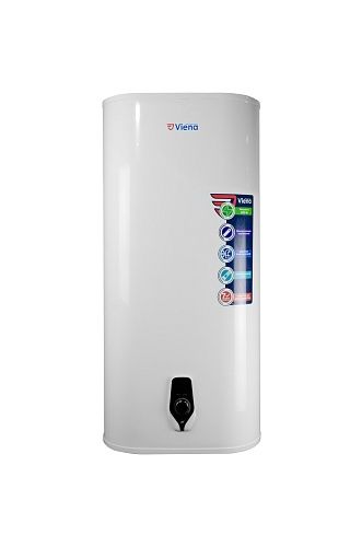 Водонагреватель Viena  EVP 80-Q бак эмаль, плоский, 0,7/1,3 кВт