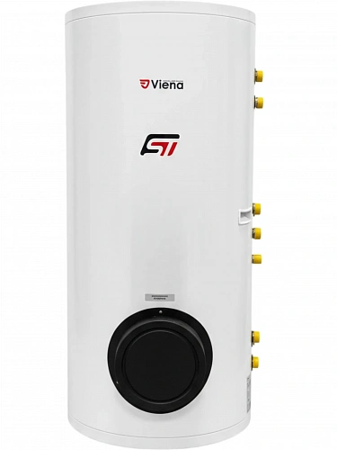 Бойлер Viena ST 200D (напольный, нерж. сталь 316, 2 змеевика 30+30Квт, фланец для прочистки)
