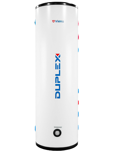 Бойлер Viena WTD 150 L (правое подключение) напольный-настенный, нерж. сталь Duplex 2205, мощность змеевика 35квт